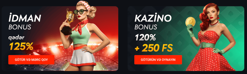 Pin Up xoş gəldin bonusları